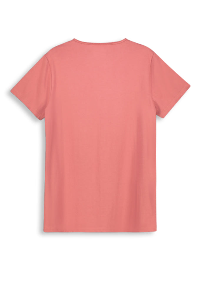 T-Shirt With Pocket _ 141860 _ Dark Rose