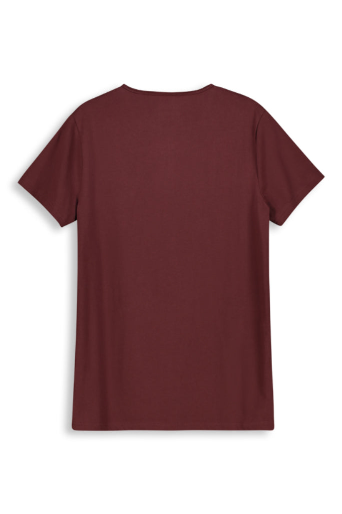Henley T-Shirt _ 141864 _ Oxblood