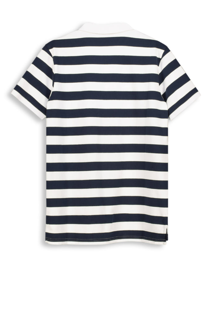 Striped Golfer _ 141927 _ Navy