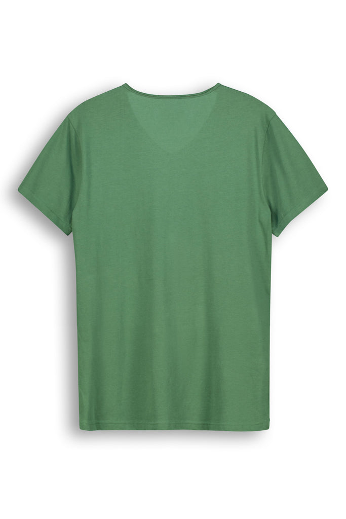 V-Neck T-Shirt _ 142002 _ Green