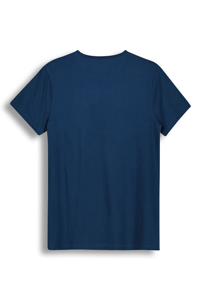 Basic T-Shirt With Pocket _ 142003 _ Blue