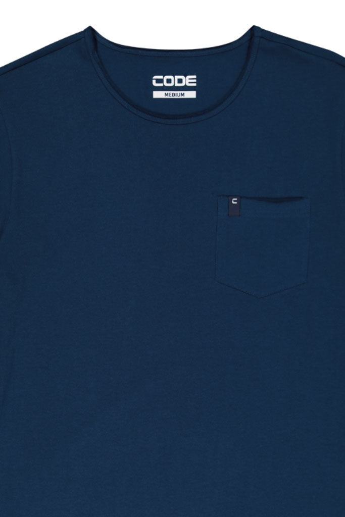 Basic T-Shirt With Pocket _ 142003 _ Blue
