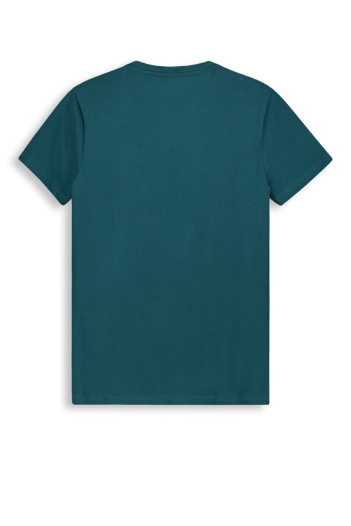 Basic V-Neck T-Shirt _ 142005 _ Deep Teal