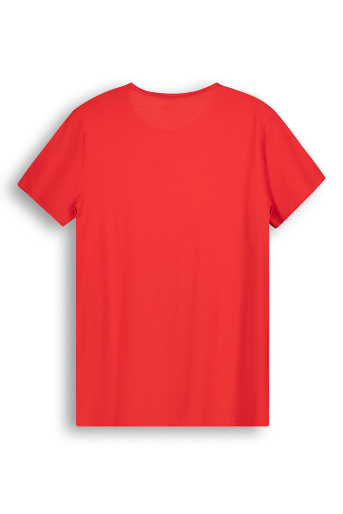 Basic T-Shirt _ 142007 _ Fire Red