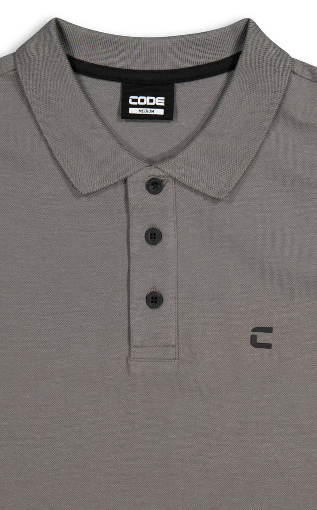 Pique Golfer _ 142105 _ Grey