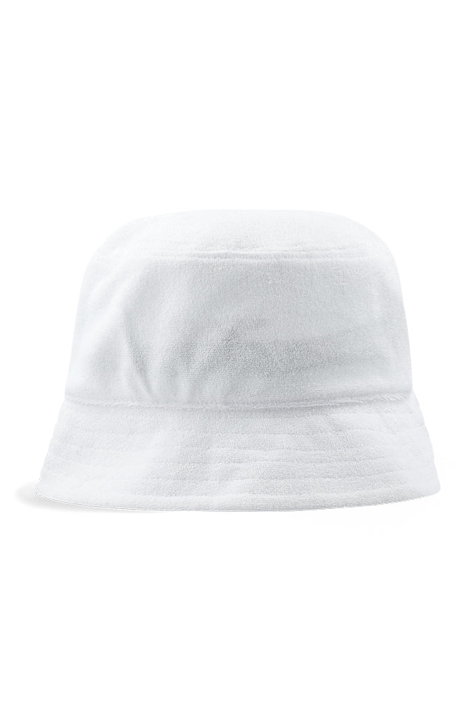 Terri Towel Bucket Hat _ 142601 _ White