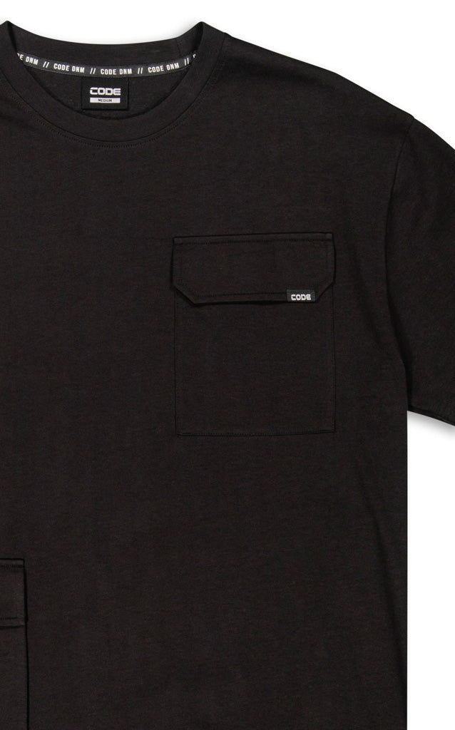 Oversized Fashion T-Shirt _ 142809 _ Black