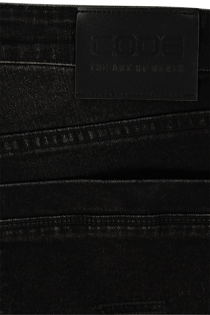 Fashion Ripped Jeans _ 142847 _ Washed Black