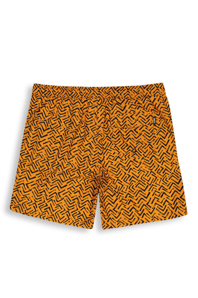 Printed Pool Shorts _ 142952 _ Mustard