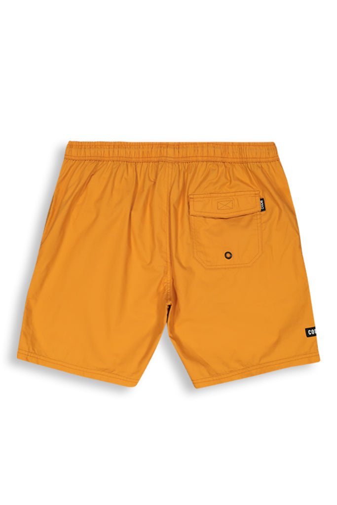 Branded Pool Shorts _ 142957 _ Mustard