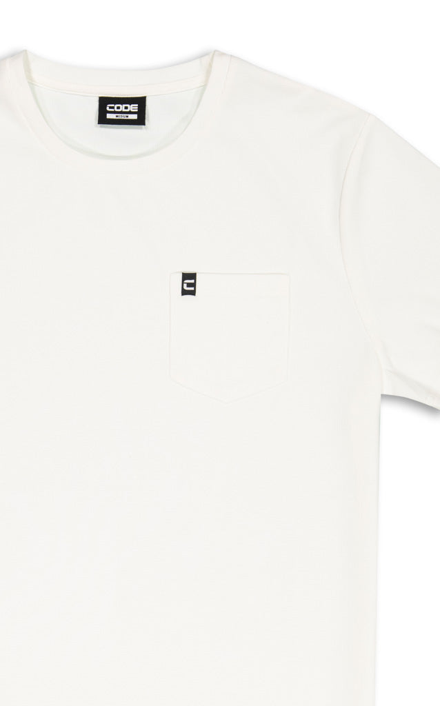 Textured T-Shirt _ 143123 _ White