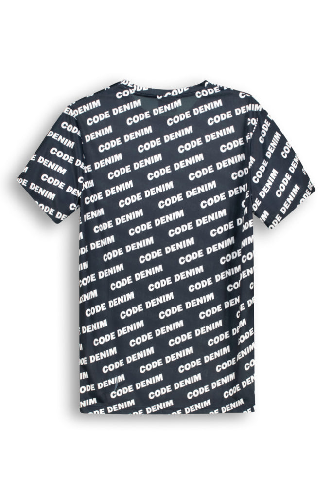 All Over Print T-Shirt _ 143159 _ Navy