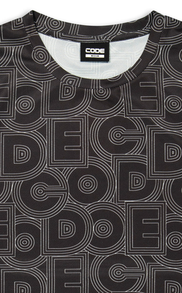 All Over Print T-Shirt _ 143160 _ Black