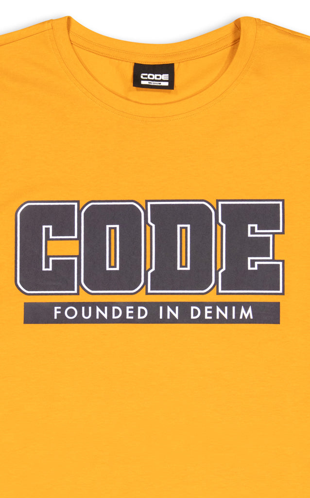 Graphic T-Shirt _ 143171 _ Mustard