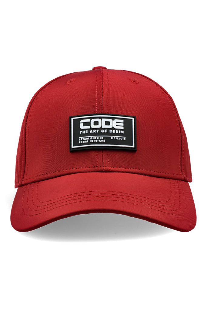 Rubber Badge Cap _ 143724 _ Red