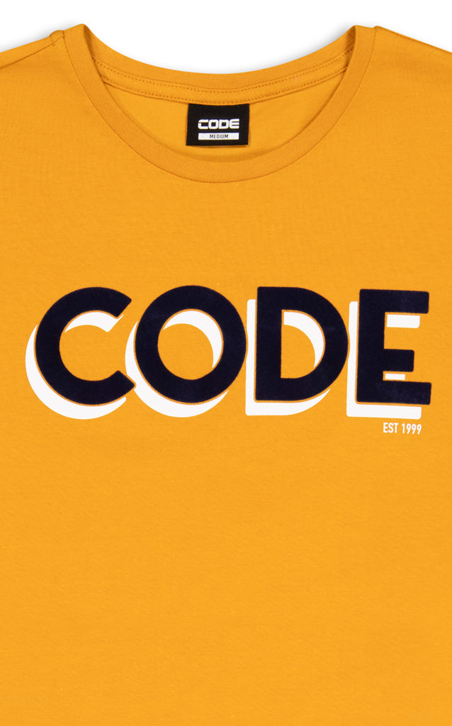 Graphic Logo T-Shirt _ 144571 _ Mustard