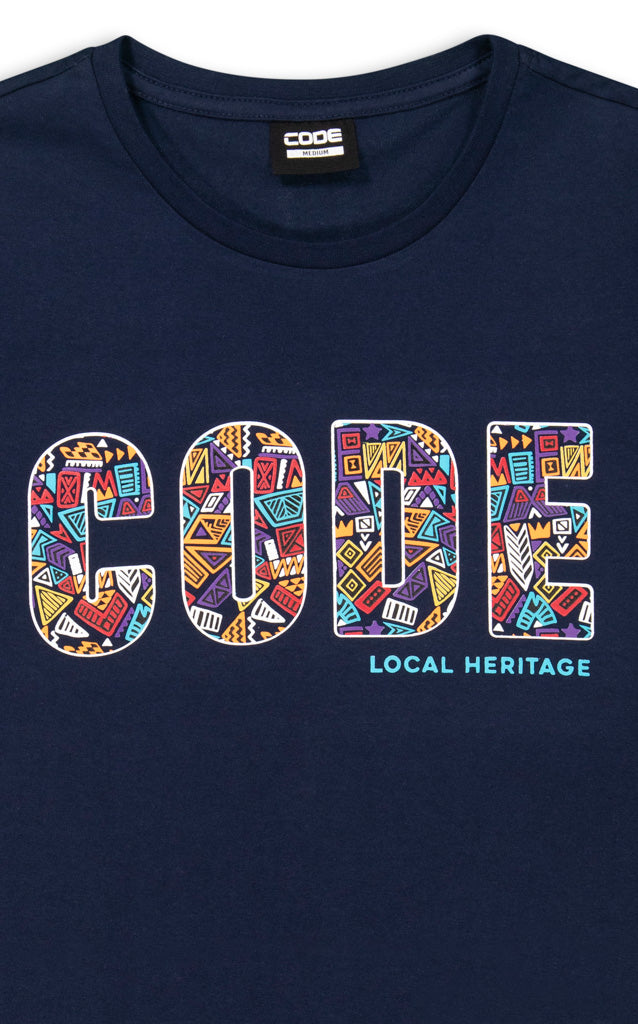 Graphic Logo T-Shirt _ 144572 _ Blue Print
