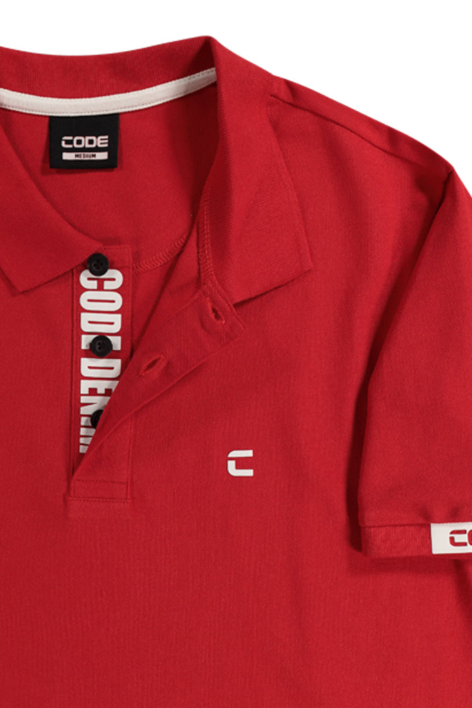 Close-Up View: Textured pique fabric offering durability and style.