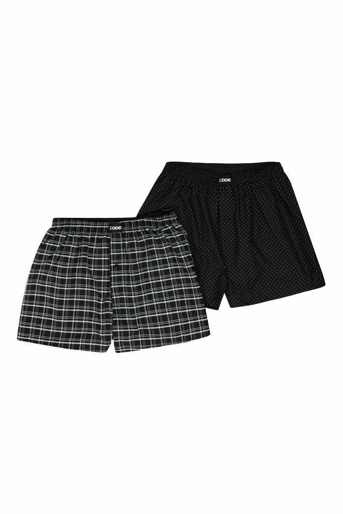 2-Pack Boxers _ 156725 _ Black Multi
