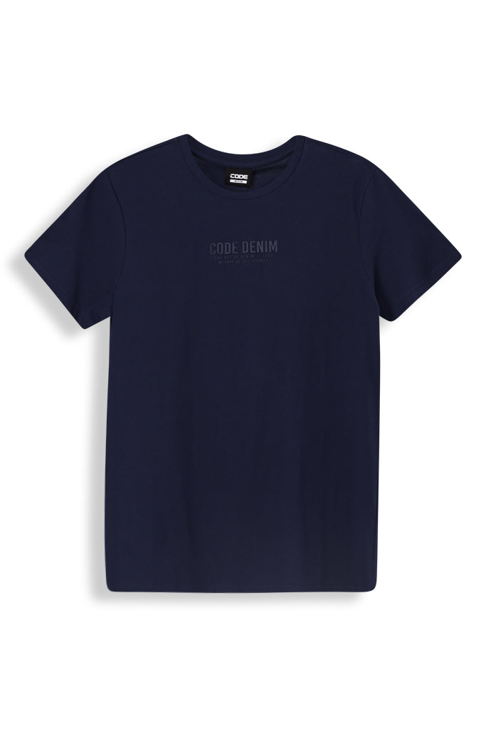 Crew Neck T-Shirt _ 156758 _ Navy