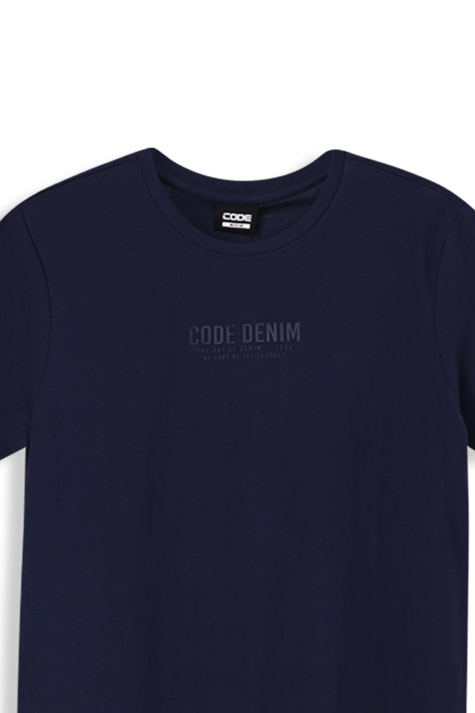 Crew Neck T-Shirt _ 156758 _ Navy
