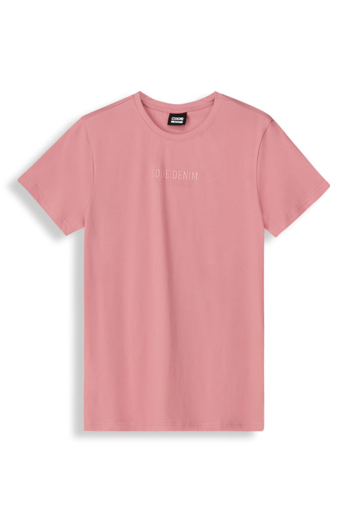 Crew Neck T-Shirt _ 156766 _ Blush