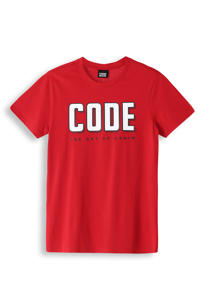 Graphic T-Shirt _ 160867 _ Fire Red