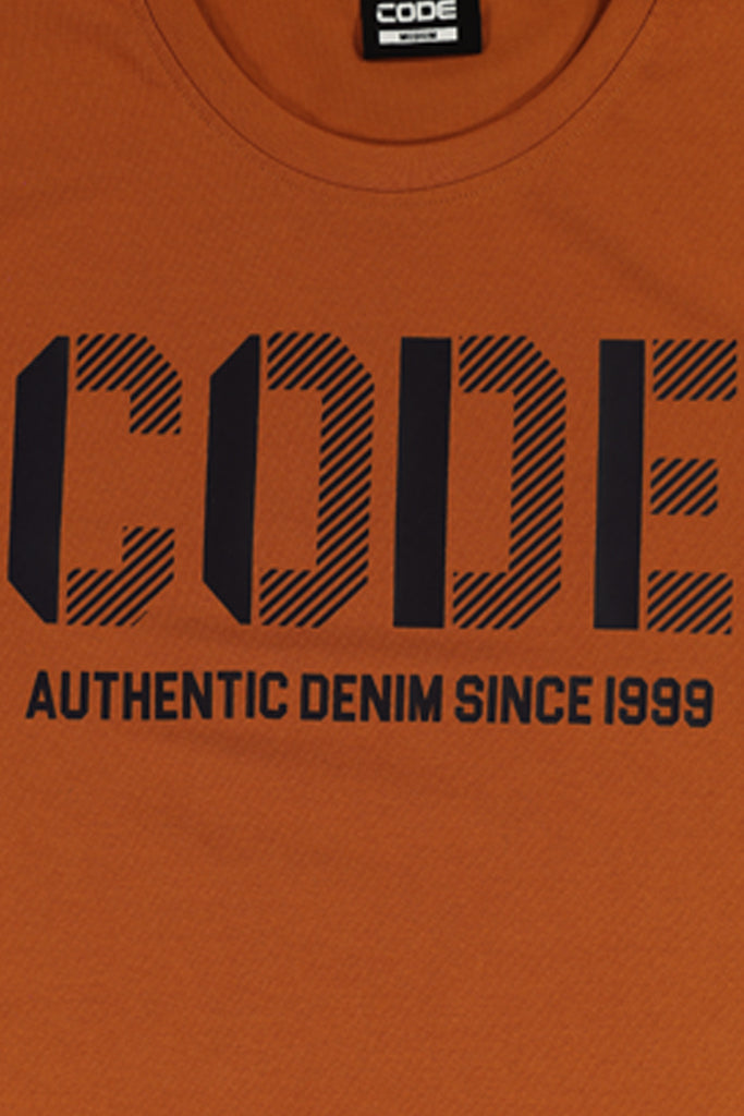 Logo T-Shirt _ 151421 _ Deep Mustard