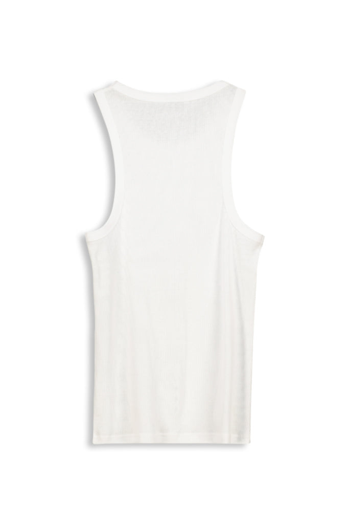 Ribbed Vest _ 141534 _ White