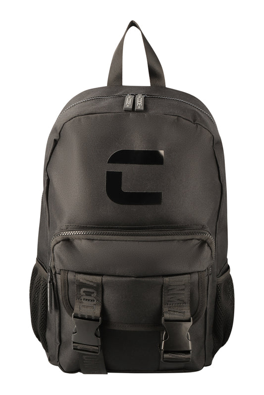 Backpack With Front Buckles _ 163733 _ Black