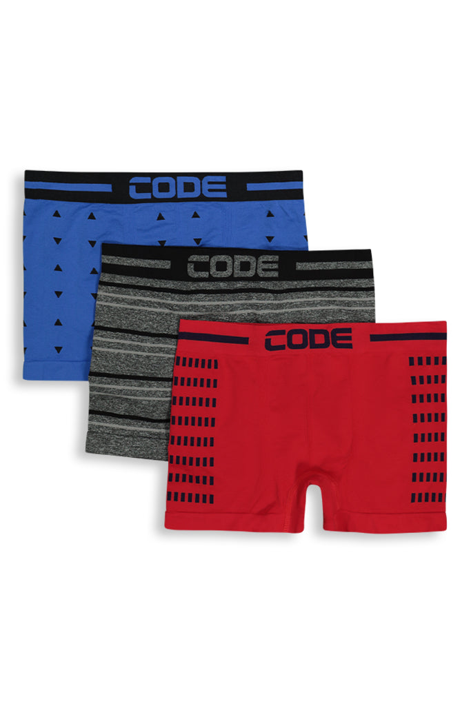 3-Pack Seamless Boxers _ 3546328223 _ Charcoal