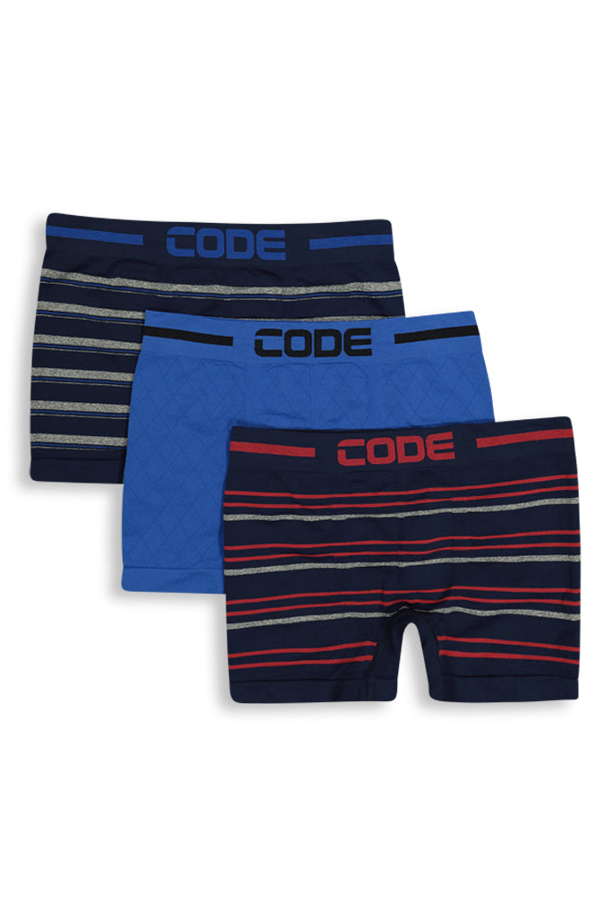 3-Pack Seamless Boxers _ 3550414223 _ Cobalt
