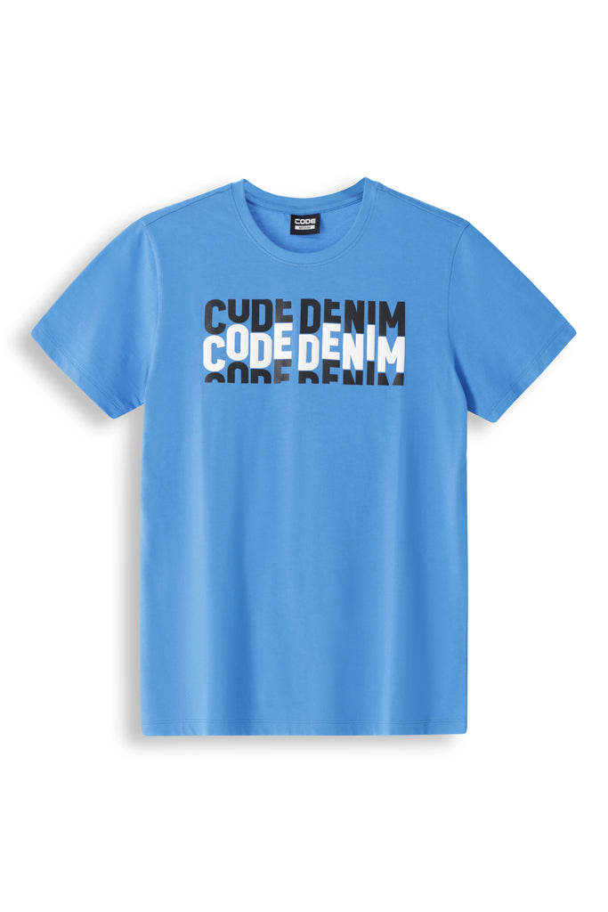 Graphic T-Shirt _ 160875 _ French Blue