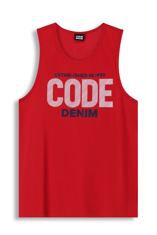 Graphic Vest - Fire Red