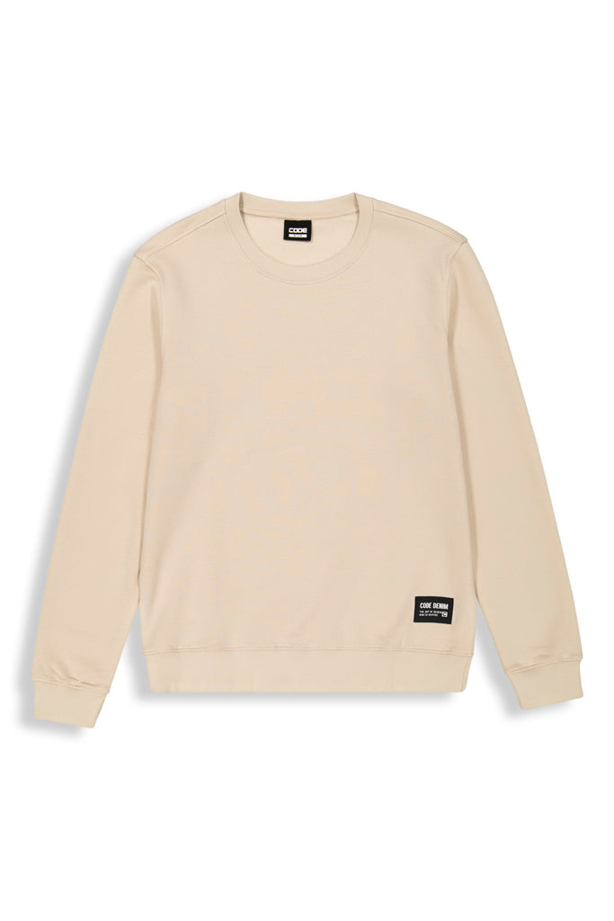 Crew Sweat Top _ 156661 _ Pumice Stone