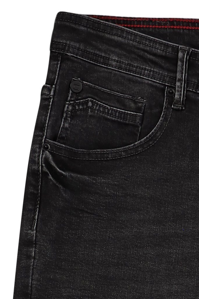 Skinny Fashion Jeans - Washed Black