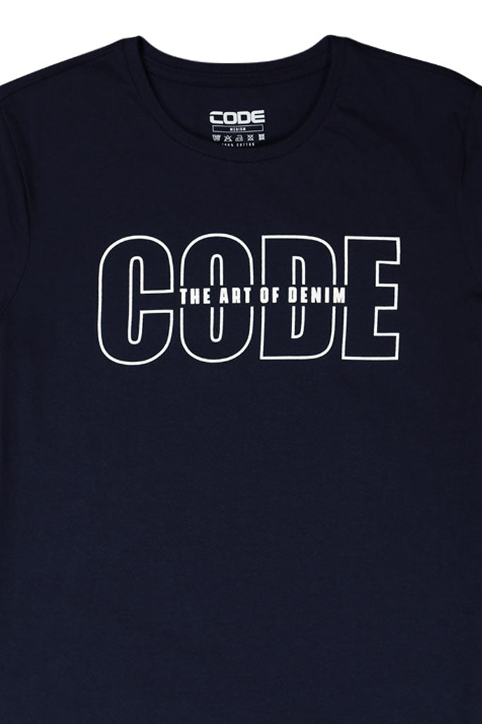 Graphic T-Shirt _ 142635 _ Blue Print