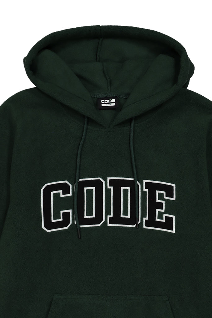 Polar Fleece Hoodie _ 156745 _ Forest Green