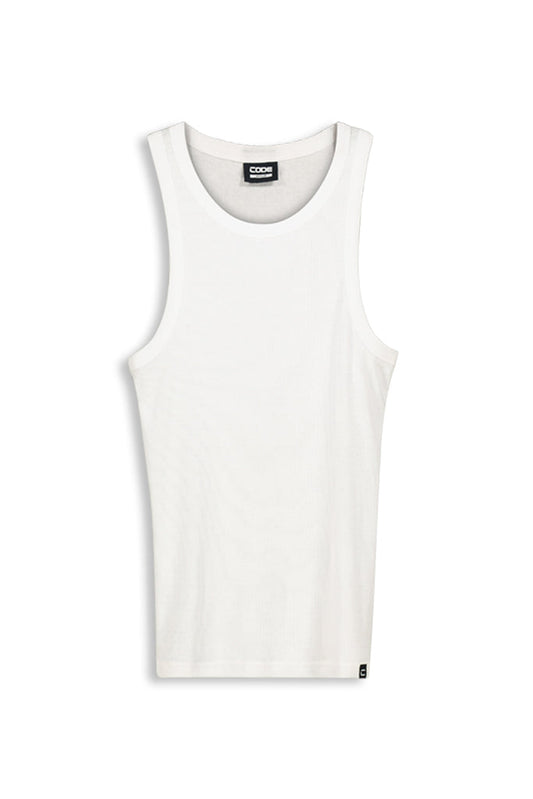 Ribbed Vest _ 141534 _ White