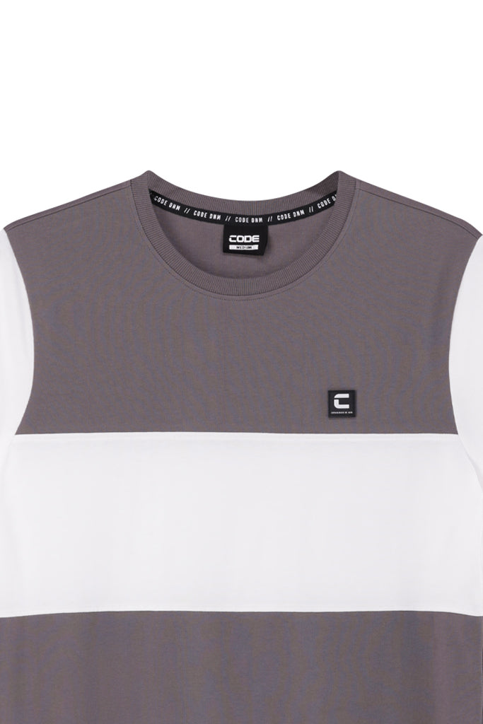 Multi Panel T-shirt - Dark Grey