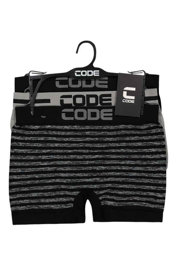 3-Pack Seamless Boxers _ 152400 _ Grey