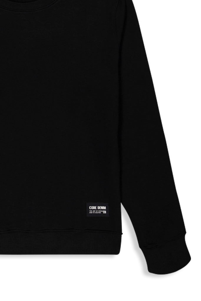 Crew Sweat Top _ 156658 _ Black