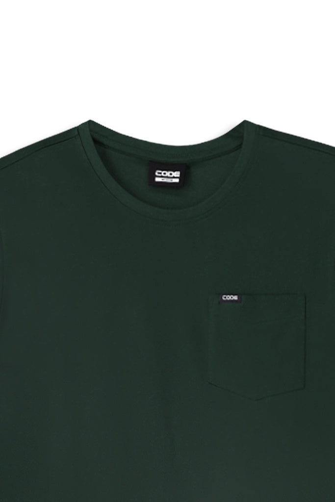 Crew Neck T-Shirt _ 156767 _ Forest Green