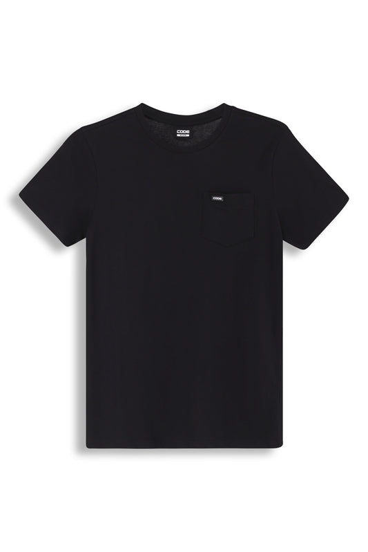 Crew Neck T-Shirt - Black