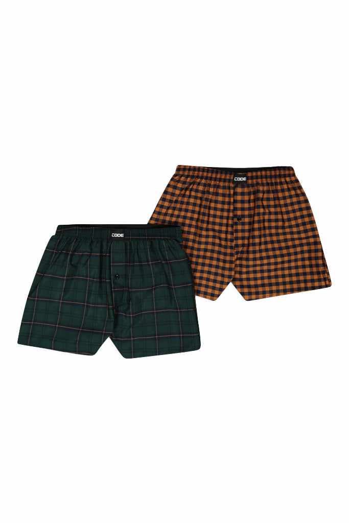 2-Pack Boxers _ 156728 _ Green Multi