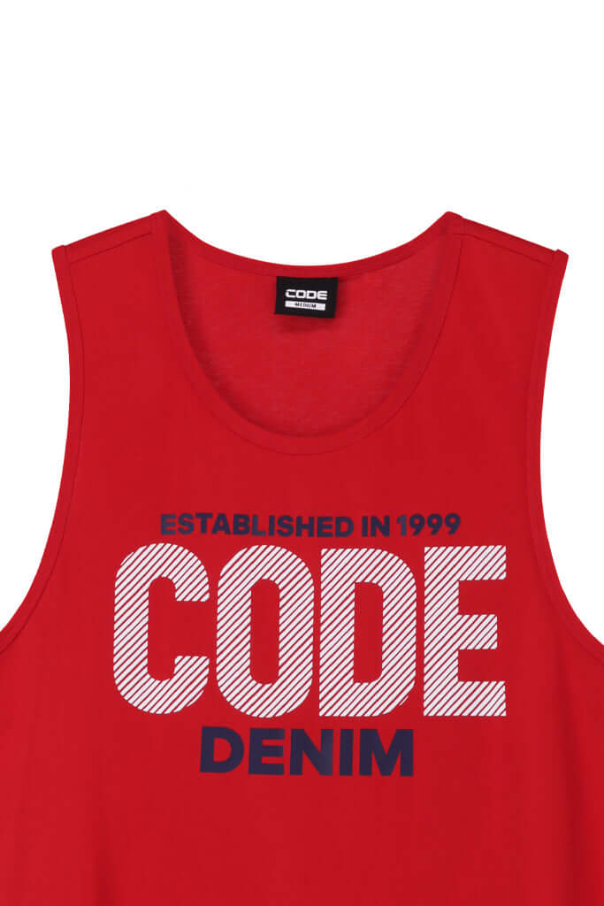 Graphic Vest - Fire Red