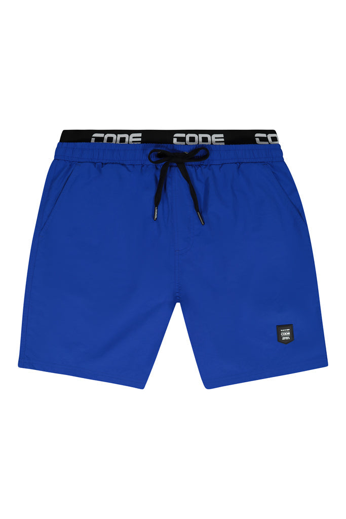Pool Shorts With Elasticated Detail _ 163829 _ Imperial Blue