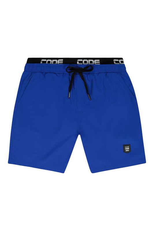 Pool Shorts With Elasticated Detail _ 163829 _ Imperial Blue