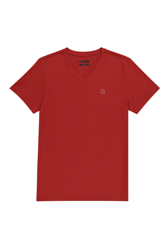 V-Neck T-Shirt _ 149983 _ Red