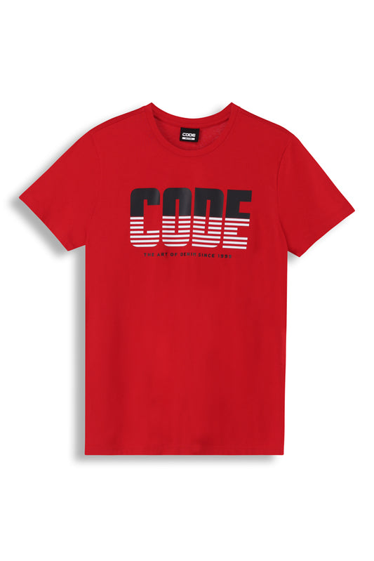 Graphic T-shirt - Fire Red